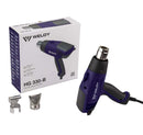 Weldy HG 330-B - Kit pistola de calor económica con boquillas para soldadura de plástico